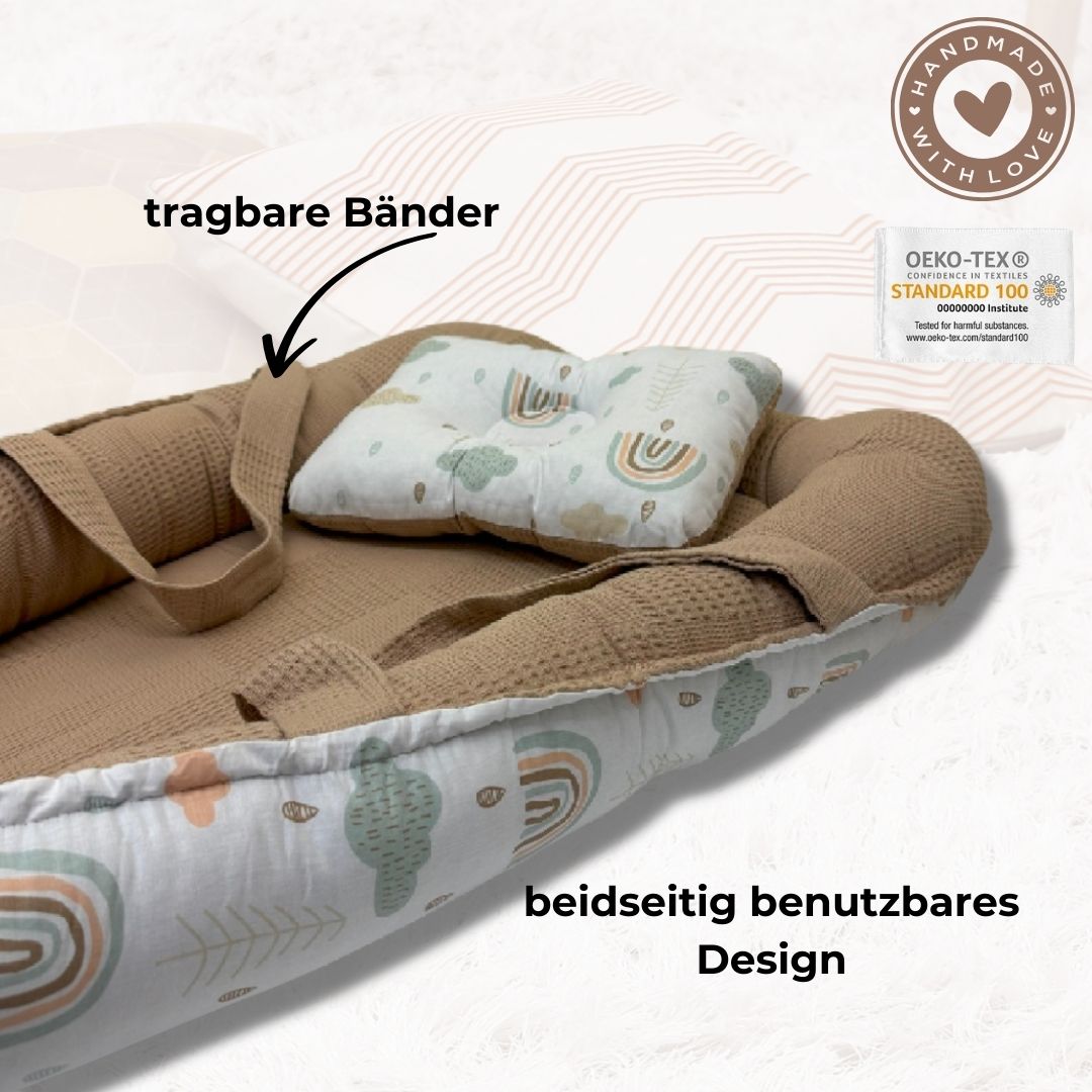 Snuggle Nest Beige Storchbaby